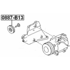 Alternative view of PULLEY TENSIONER KIT