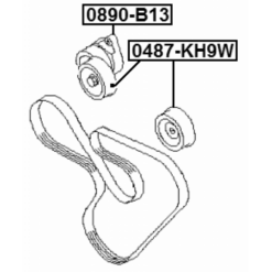 Alternative view of BELT TENSIONER