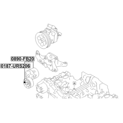 Alternative view of BELT TENSIONER