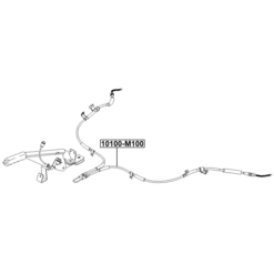 Alternative view of PARKING BRAKE CABLE