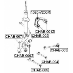 Alternative view of BALL JOINT REAR UPPER ARM