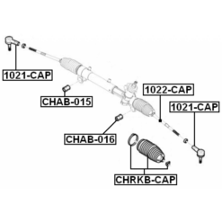 Alternative view of STEERING TIE ROD END