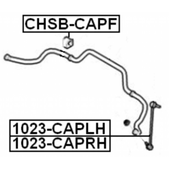 Alternative view of FRONT LEFT STABILIZER LINK / SWAY BAR LINK