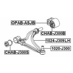Alternative view of LEFT FRONT ARM