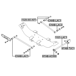 Alternative view of REPAIR KIT, CAMBER ADJUSTING ECCENTRIC BOLT