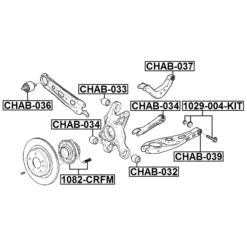 Alternative view of REPAIR KIT, CAMBER ADJUSTING ECCENTRIC BOLT