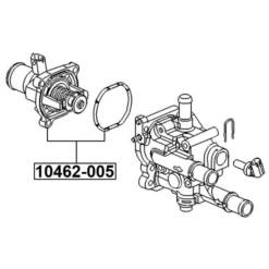 Alternative view of THERMOSTAT 105°C