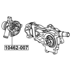 Alternative view of THERMOSTAT 103°C