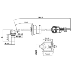 Alternative view of ABS SENSOR REAR