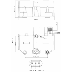 Alternative view of IGNITION COIL