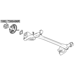 Alternative view of REAR WHEEL HUB