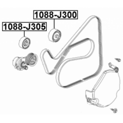 Alternative view of PULLEY IDLER KIT