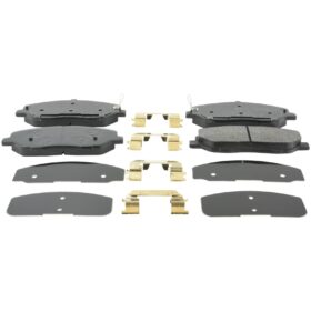 PAD KIT, DISC BRAKE, FRONT - KIT (WITH ANTI SQUEAL SHIM, WITH BRACKETS)