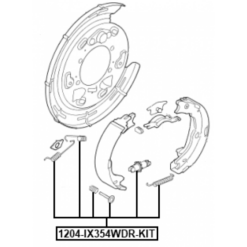 Alternative view of BRAKE SHOE FITTING KIT