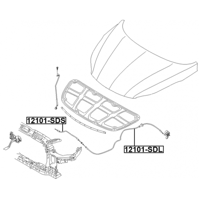 CABLE ASSEMBLY HOOD LOCK CONTROL - Image 2