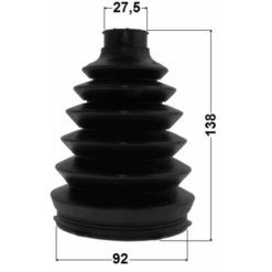 Alternative view of BOOT OUTER CV JOINT KIT PVC 92X138X27.5