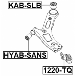 Alternative view of BALL JOINT FRONT LOWER ARM