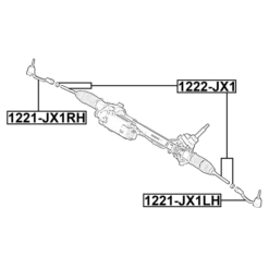 Alternative view of STEERING TIE ROD END RIGHT