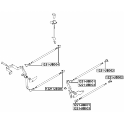 Alternative view of GEAR SHIFT ROD END