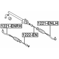 Alternative view of STEERING TIE ROD