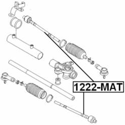 Alternative view of STEERING TIE ROD