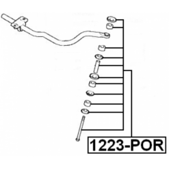 Alternative view of FRONT STABILIZER LINK / SWAY BAR LINK