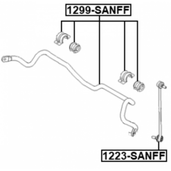 Alternative view of FRONT STABILIZER LINK / SWAY BAR LINK