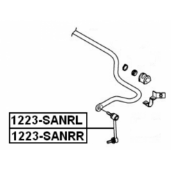 Alternative view of REAR RIGHT STABILIZER LINK / SWAY BAR LINK