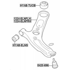 Alternative view of RIGHT LOWER FRONT ARM