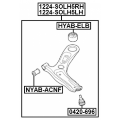 Alternative view of RIGHT FRONT ARM