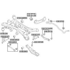 Alternative view of REAR LATERAL LINK (ADJUSTABLE)