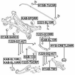 Alternative view of REPAIR KIT, CAMBER ADJUSTING ECCENTRIC BOLT