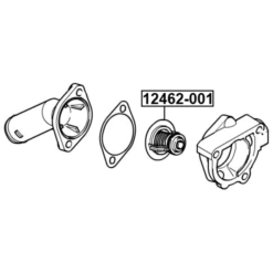 Alternative view of THERMOSTAT 82°C