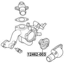 Alternative view of THERMOSTAT 82°C