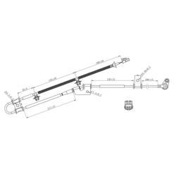 Alternative view of ABS SENSOR FRONT LEFT