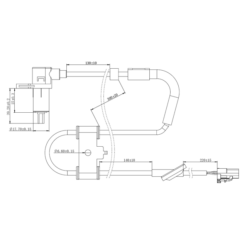 Alternative view of ABS SENSOR REAR RIGHT