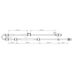 Alternative view of ABS SENSOR FRONT LEFT