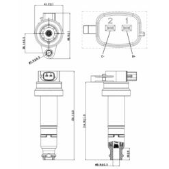 Alternative view of IGNITION COIL