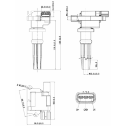 Alternative view of IGNITION COIL
