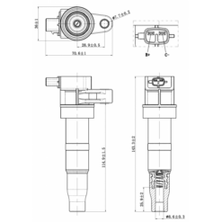 Alternative view of IGNITION COIL