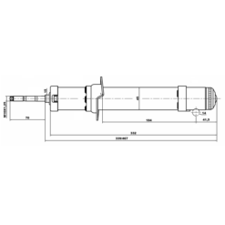 Alternative view of FRONT SHOCK ABSORBER