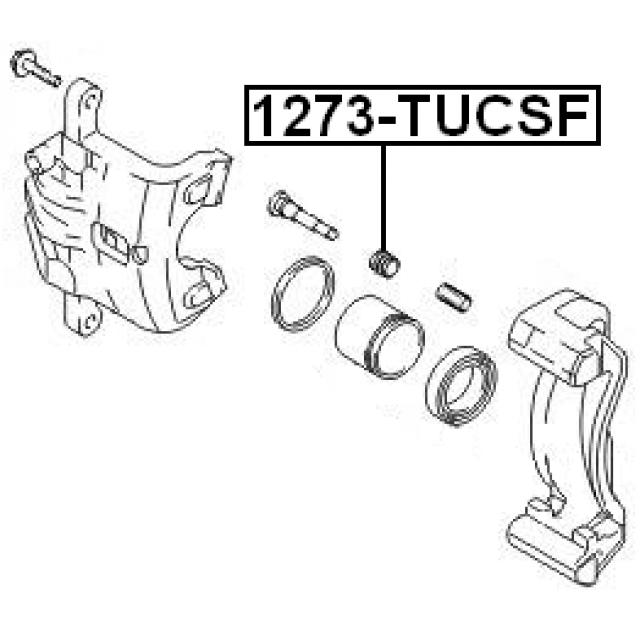 FRONT BRAKE CALIPER SLIDE PIN BOOT PCS 10 - Image 2