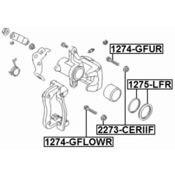 Alternative view of REAR BRAKE CALIPER REPAIR KIT (SET FOR ONE SIDE)