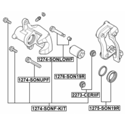 Alternative view of REAR BRAKE CALIPER REPAIR KIT (SET FOR TWO SIDES)