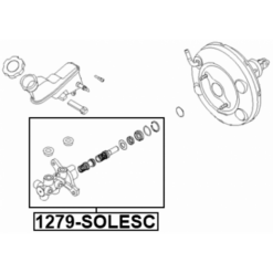 Alternative view of BRAKE MASTER CYLINDER