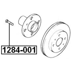 Alternative view of WHEEL STUD