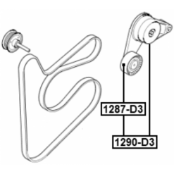 Alternative view of TENSION PULLEY