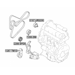 Alternative view of PULLEY IDLER