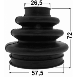 Alternative view of BOOT OUTER CV JOINT KIT 57.5X72X26.5