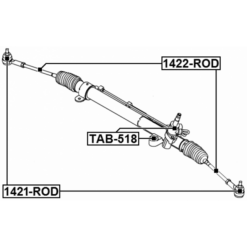 Alternative view of STEERING TIE ROD